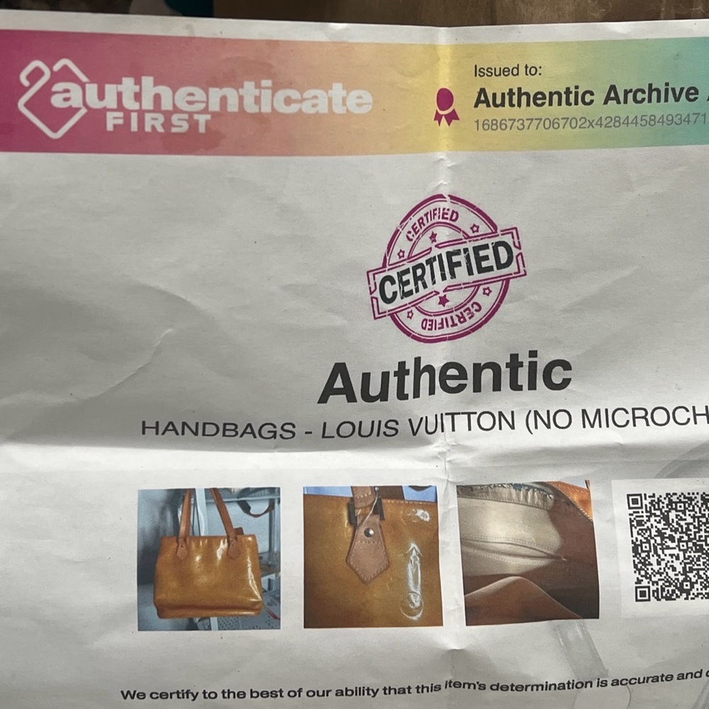 Authentic Vintage Louis Vuitton Houston Monogram Vernis Bag - 1998 Spain W/COA - Picture 12 of 12